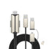 GooDee 3 in 1 iPhone & Android | Micro USB &Tape-C to HDMI Convert Cable
